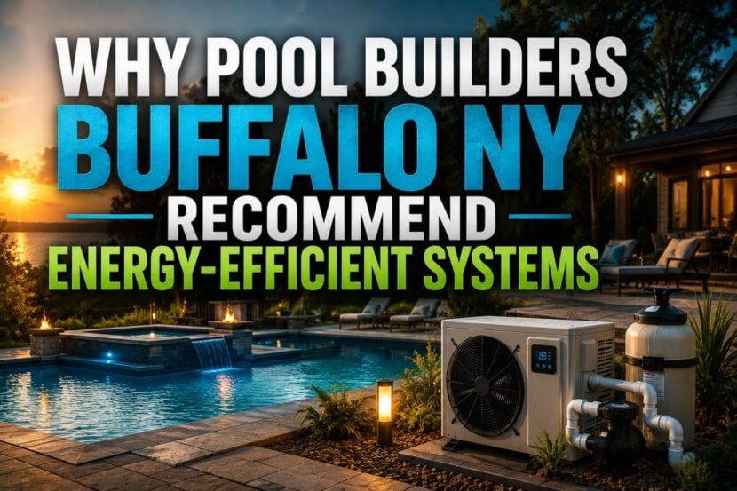 Why Pool Builders Buffalo NY Recommend Energy-Efficient Systems